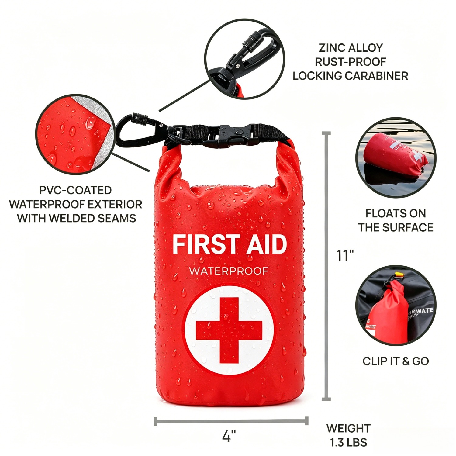 2L Waterproof First Aid Bag Ro - огляд і ціна Fishing Kayak Sit On Top