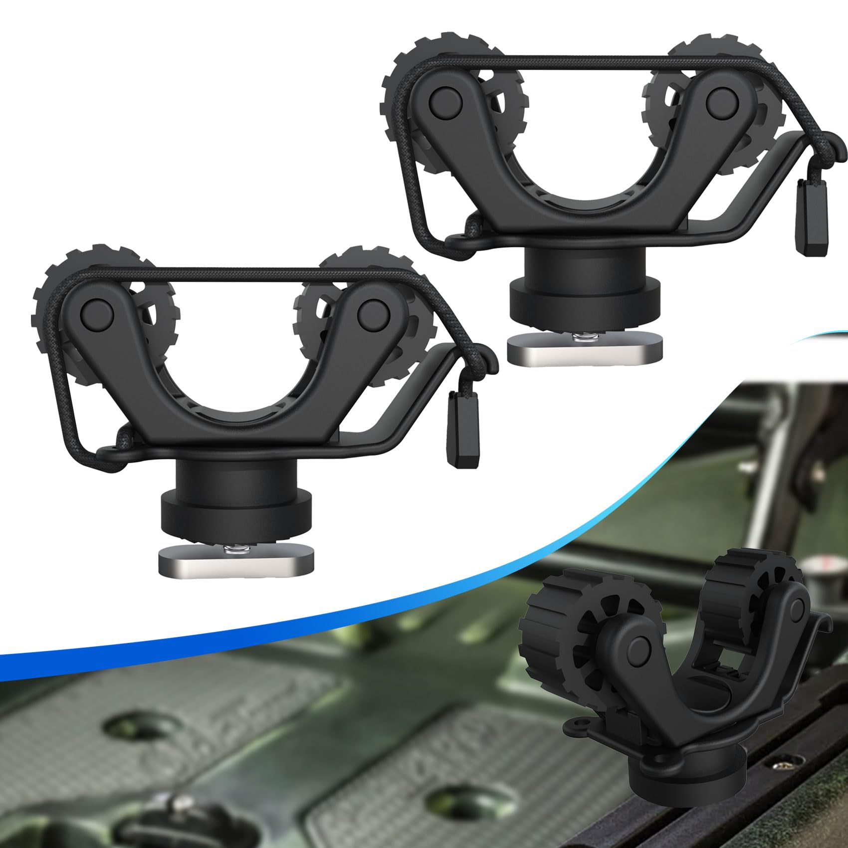 Kayak Rail Paddle Holder Kayak - огляд і ціна Fishing Kayak Rod Holder