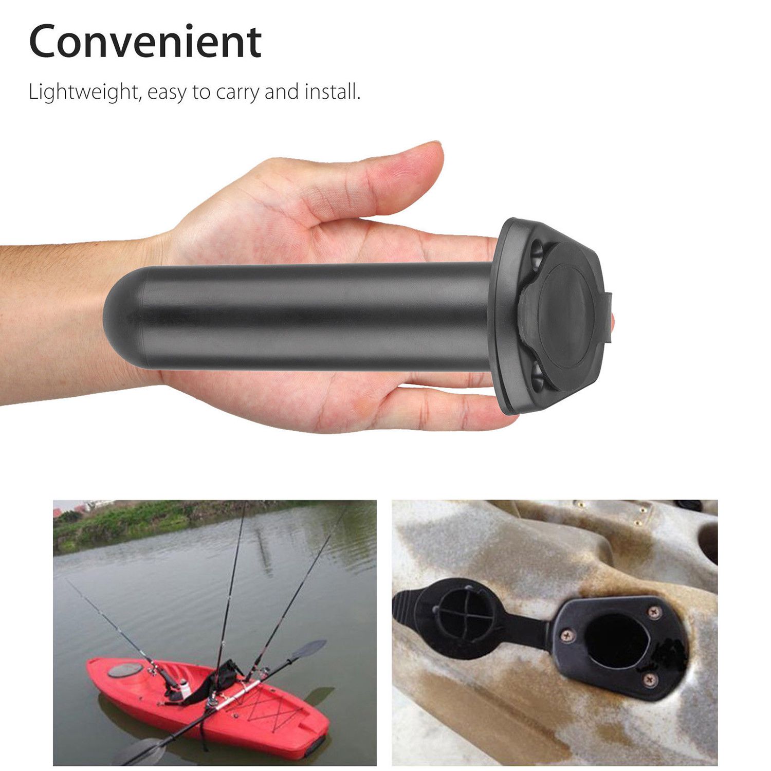 ABME 1Pcs Flush Mount Fishing  - огляд і ціна Fishing Kayak Rod Holder