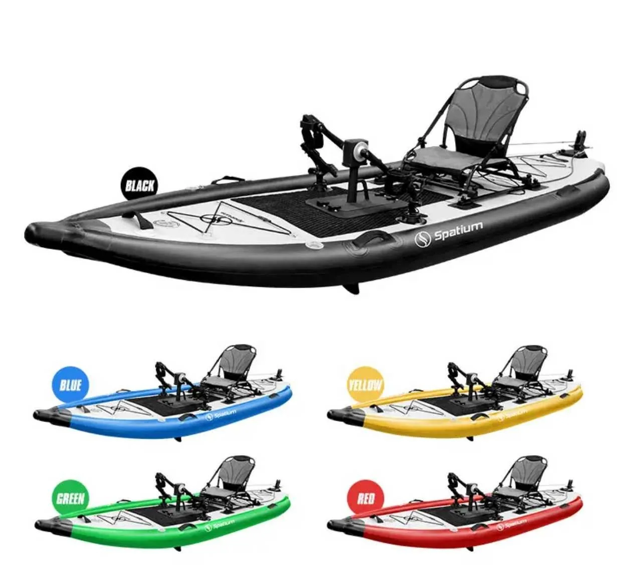 Inflatable Fishing Pedal Kayak - огляд і ціна Fishing Kayak Pedal Drive